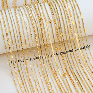 Tùy Chỉnh Tối Giản Hợp Thời Trang Không Thấm Nước 18K Vàng Mạ Đồ Trang Sức Không Gỉ Ăn Trộm Bạc Kẹp Giấy Người Đàn Ông Của Vòng Cổ Chuỗi - Product Image 1