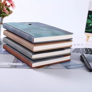Libreta Espiral A5 con Cubierta de Cuero y Ranuras para Tarjetas |   Papelería de Oficina Edición Regalo - Disponible al por Mayor - Product Image 1