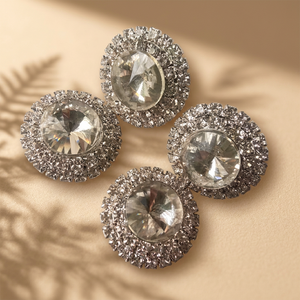 Décorations en strass étincelants, broches ornées de cristaux à dos plat - Product Image 1