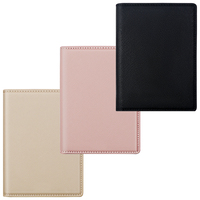 Couverture de porte-passeport multi-cuir rfid bloquant personnalisée pour le voyage