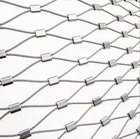 Filet de câble en acier inoxydable standard professionnel maille de câble en métal filet de corde à vendre