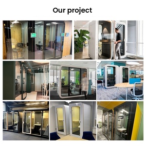 Cabina de Oficina Insonorizada para Reuniones, Estaciones de Trabajo y Cabina Telefónica Insonorizada - Product Image 2