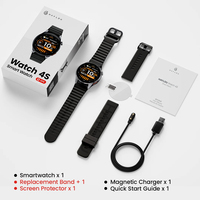 Montre connectée HAYLOU Watch 4S GPS avec écran AMOLED de 1,43 pouces, positionnement GPS par 5 satellites, plus de 120 modes sportifs, BT5.3, LS26