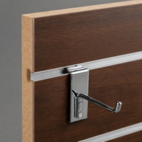 Panneau mural à lattes en MDF finition grain de bois, taille personnalisée, capuchon d'extrémité, présentoir Yincheng Packaging