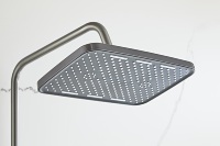 Ensemble de douche gris anthracite OEM ODM en gros, système de douche mural à effet pluie