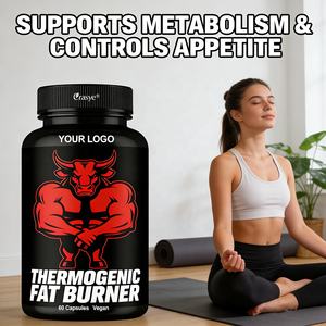 Kapsul Pembakar Lemak Termogenik OEM/ODM Alami Organik Bebas Gluten Pil Penurun Berat Badan Dewasa untuk Wanita untuk Mengecilkan Pinggang - Product Image 5