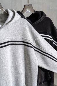 Homens Treino Plus Size Hoodies & moletons moletom grosso velo gota ombro strass liso Hoodie dos homens - Product Image 4