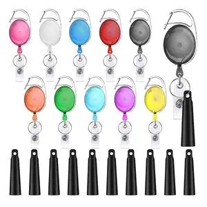 Wholesale retractable badge reel with pen holder With Many