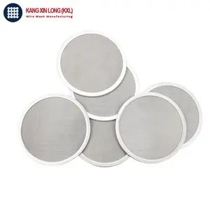 Stainless Steel 20 25 50 80 100 Micron Woven Mesh Filter Packs Filter Mesh Screen Disc For Filter