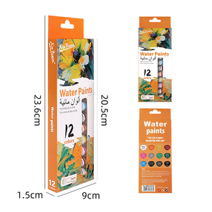 Juego de Pintura Acrílica de Acuarela Xin Bowen a Precio de Mayoreo, Colores Brillantes, 12 Colores, 12 ml, Materiales de Pintura de Buena Calidad - Product Image 4