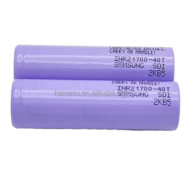 แบตเตอรี่ลิเธียมไอออนแบบชาร์จไฟได้แท้ 100% แบตเตอรี่เกาหลี Inr21700-40t 3.6v 4000mah สําหรับอุปกรณ์อิเล็กทรอนิกส์