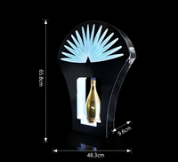 Présentoir lumineux LED moderne en acrylique CASAMIGOS pour bouteilles, idéal pour discothèques, bars et hôtels – Fournitures OEM pour présentation de bouteilles à LED clignotantes