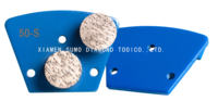Outil de meulage de surface en diamant et en métal ASL SUMO Trapezoid 6 # -400 #   Meuleuse à béton haute performance