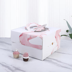 Caja de papel para manualidades, embalaje de comida, 4 pulgadas, 6 pulgadas, 8 pulgadas - Product Image 5