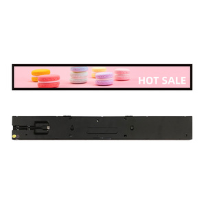 Tùy Chỉnh Nhà Sản Xuất Kéo Dài Rộng <span class=keywords><strong>LCD</strong></span> Bar Quảng Cáo Hiển Thị Tùy Chỉnh Strip Màn Hình - Product Image 4