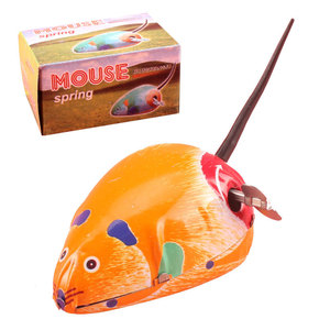 Tin <b>Mouse</b> Wind Up <b>Toy</b> Metal Classic Inertia Movement For Kids 2 4 Years Unisex One Size - Product Image 4