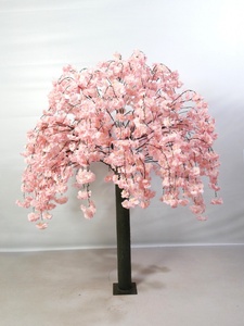 Grand arbre de cerisier artificiel de 6 pieds, blanc soyeux, pour extérieur, avec pot globe, style <span class=keywords><strong>Sakura</strong></span>, haut et touffu, pour table - Product Image 6