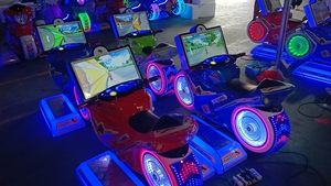 Machine de jeu d'arcade 3D de simulation de moto à monnayeur pour enfants - Product Image 6