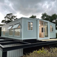 Préfabriqué Moderne Australie Nouvelle-Zélande États-Unis Conçu Mobile Petite Maison Cabine sur Roues Remorque Petite Maison Kit Ensemble