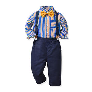 <span class=keywords><strong>Chemise</strong></span> à manches longues pour <span class=keywords><strong>petit</strong></span> garçon, costume formel pour enfants de 1 à 6 ans - Product Image 4