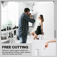 Nezyo AZ-Nezyo-2892 Feuille diffuseur de lumière durable 15.75x984 pouces/0.4x25M Rouleau de film polyester extra long pour flash LED Chine