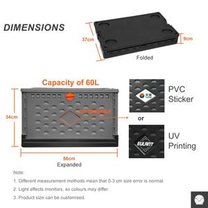Carrito de Compras Plegable Multiusos Tianyu T750R con Diseño de Plataforma y Ruedas de PU de 4'' - Product Image 4