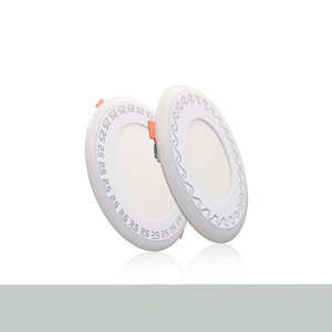 Bảng Đèn Led Nhiều Màu Hình Vuông Tròn Thương Mại Khách Sạn Trong Nhà Bằng Nhôm Siêu Mỏng Hai Màu 3 + 3W 6 + 3W 12 + 6W 18 + 6W - Product Image 6