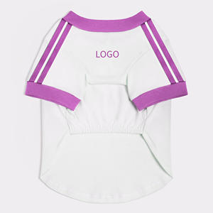 Luxe Zomer Vrijetijdskleding Hond T-Shirt Aangepast Borduurlogo Multi-Color - Product Image 3