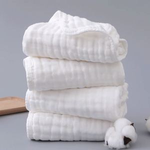 Soft and Absorbent Plain Woven <b>Muslin</b> Fast Dry <b>Baby</b> Towel Gauze Burp <b>Cloth</b> Essential for Feeding - Product Image 1