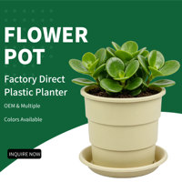 Pot de fleurs en PP épaissi de type gallon, avec trous de drainage respirants, conception de contrôle des racines, durable, minimaliste, simple, créatif, toutes saisons