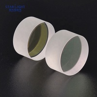 Lentille collimateur en silice fondue 532nm D37 FL200mm pour faisceau uniforme, idéale pour l'usinage de matériaux composites, avec support OEM