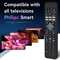 Control Remoto Universal para TV Philips - Compatible con Todos los Televisores Inteligentes Philips, LED, LCD, HDTV, 3D, con 6 Botones de Acceso Directo