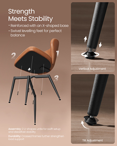 <span class=keywords><strong>Chaises</strong></span> de salle à manger <span class=keywords><strong>VASAGLE</strong></span> modernes de style mid-century, grossiste OEM, <span class=keywords><strong>chaises</strong></span> de salle à manger rembourrées en cuir pour salle à manger - Product Image 5