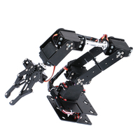 Kit de bras robotique 6DOF, bras robotique programmable, kit de robot programmable DIY (à l'exclusion du moteur de direction)