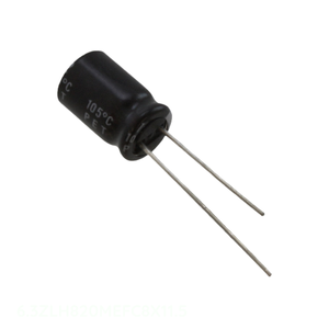 Distribuidor Autorizado, Condensador de Aluminio de 820 uF, 20%, 6.3V, Radial, 6.3ZLH820MEFC8X11.5, 820 uF - Product Image 1