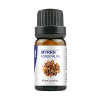 En stock 10 ml Huile essentielle d'aromathérapie à base de plantes soluble dans l'huile de haute pureté Myrrhe pour le massage à domicile et les soins de la peau