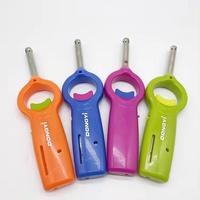 Briquet à gaz rechargeable de haute qualité, coupe-vent, flamme bleue, avec fonction torche, idéal pour les cadeaux d'affaires
