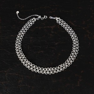 Collier ras du cou en argent 925 à motif floral, bijoux fins pour femmes, à porter tous les jours, romantique - Product Image 2