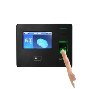 GT300 Touch Screen Fingerprint Time 4.3 Inch Attendance System With Built-In Li Battery