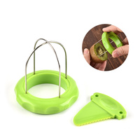 Huishoudelijke kiwi-schiller, -snijder, multifunctionele kiwi-fruitsnijder, schil- en pulpseparator, fruit-gadget