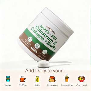 Suplemento Personalizado de Péptidos de Colágeno, Calostro, Proteína Hidrolizada en Polvo para una Piel, Uñas, Huesos y Articulaciones Saludables - Product Image 6