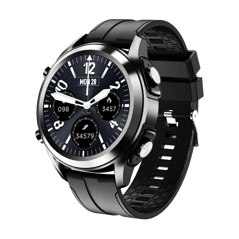 T10 Newest 2 In 1 Smart Watch With wireless Earphone Multi Language Sport Watch Heart Rate Monitor Smart Wristband