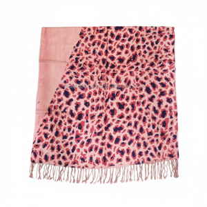 ผ้าพันคอผู้หญิงสำหรับฤดูใบไม้ร่วงผ้าคลุมไหล่วิสคอสเนื้อดีลายเรียบปรับขนาดได้ตามต้องการ - Product Image 1