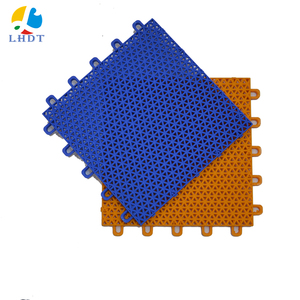 Baldosas de suelo de gimnasio entrelazadas de alta calidad, suelos de plástico modulares antideslizantes para interiores, jardines deportivos, baloncesto, directo de fábrica - Product Image 4