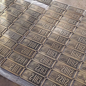Letreros Personalizados con Números de Habitación de Hotel Ovalados Grabados con Láser, Placas de Número de Puerta de Apartamento Impresas, Letreros de Puerta de Metal Acrílico - Product Image 4