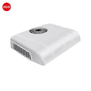 China Chinese 12v 24v 2400w Dc Portable Roof Top Car Electric Parking Mini Air Conditioner For Truck Sleeper Van Rv