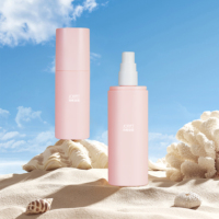 Emballage de soins de la peau beige 30ml 50ml 60ml 120ml 150ml Flacon pulvérisateur de brume pour le visage couleur rose Offre Spéciale 100ml Emballage cosmétique de luxe