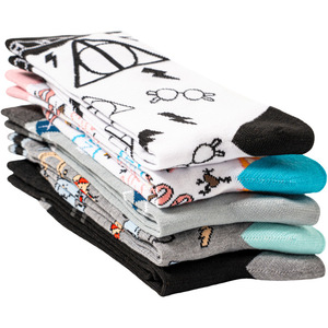 Calzini in Cotone da Uomo WZ240, Stile Britannico con Disegni Cartoon, Calze a Metà Polpaccio - Product Image 3