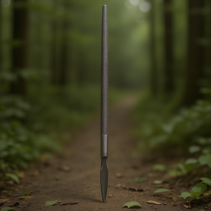 Round File Maintenance Tool 150mm Length Precision Metalworking File For Fine Shaping And Detailing Tasks - Product Image 3