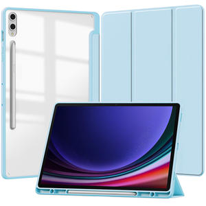 PU Flip Cuir Acrylique Tablette Retour Cas Pour <span class=keywords><strong>Samsung</strong></span> Galaxy <span class=keywords><strong>Tab</strong></span> A11 2025 A11 Plus Couvre Cas - Product Image 4